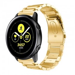 Kovový řemínek pro Samsung Galaxy Watch Active 2 44mm zlatý