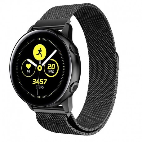 Řemínek Milánský tah pro Samsung Galaxy Watch Active 2 40mm černý