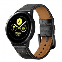 Kožený řemínek pro Samsung Galaxy Watch Active 2 40mm černý