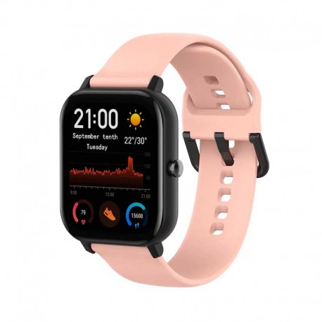 Silikonový řemínek pro Xiaomi Amazfit GTS růžový