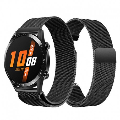 Řemínek Milánský tah pro Huawei Watch GT 2 46mm černý