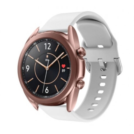 Silikonový řemínek pro Samsung Galaxy Watch 3 41mm bílý