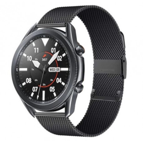 Řemínek Milánský tah pro Samsung Galaxy Watch 3 41mm černý