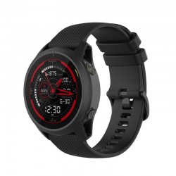 Silikonový řemínek pro Garmin Forerunner 745 černý