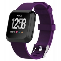 Sportovní silikonový řemínek pro Fitbit Versa 2 fialový