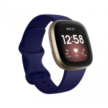 Sportovní silikonový řemínek pro Fitbit Versa 3 modrý