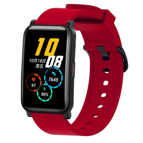 Silikonový řemínek pro Honor Watch ES červený
