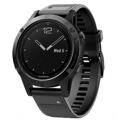 Silikonový řemínek pro Garmin Tactix Delta černý