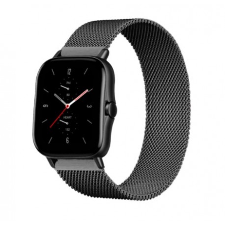 Řemínek Milánský tah pro Xiaomi Amazfit GTS 2e černý