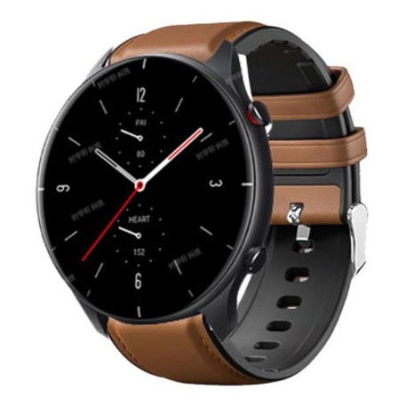 Kožený řemínek premium pro Xiaomi Amazfit GTR 2 hnědý