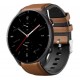 Kožený řemínek premium pro Xiaomi Amazfit GTR 2 hnědý
