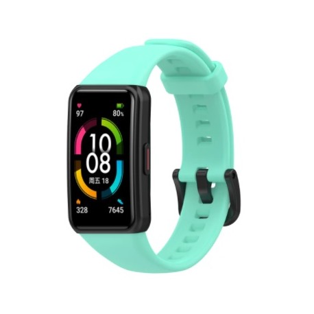 Silikonový řemínek pro Honor Band 6 mátový