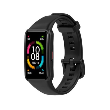 Silikonový řemínek pro Honor Band 6 černý