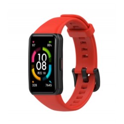 Silikonový řemínek pro Huawei Band 6 červený