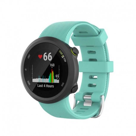 Silikonový řemínek pro Garmin Forerunner 45 světle modrý