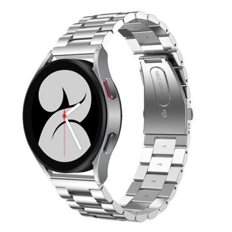 Kovový řemínek pro Samsung Galaxy Watch 4 40/44mm stříbrný