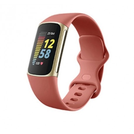 Silikonový řemínek pro Fitbit Charge 5 růžový