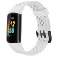 Silikonový děrovaný řemínek pro Fitbit Charge 5 bílý