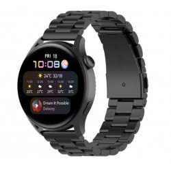 Kovový řemínek pro Huawei Watch 3 černý
