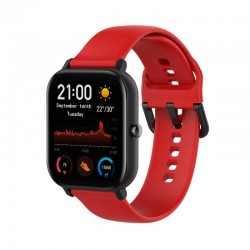 Silikonový řemínek pro Xiaomi Amazfit GTS 2 Mini červený