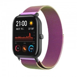 Řemínek Milánský tah pro Amazfit GTS 2 Mini duhový