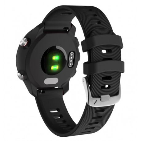Silikonový řemínek pro Garmin Forerunner 245 černý
