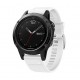 Silikonový řemínek pro Garmin Fenix 5 bílý