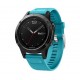 Silikonový řemínek pro Garmin Quatix 6 modrý