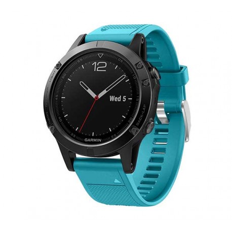 Silikonový řemínek pro Garmin Quatix 6 modrý