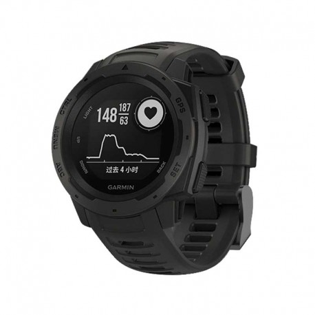 Silikonový řemínek pro Garmin Instinct 2 černý