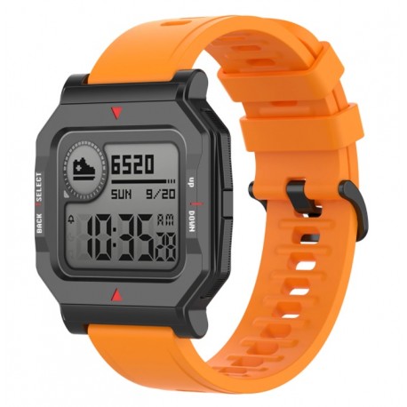 Silikonový řemínek pro Amazfit Neo oranžový