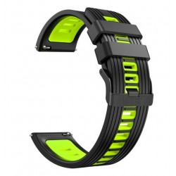 Silikonový řemínek pro Huawei Watch GT 3 46mm černo-zelený