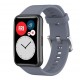 Silikonový řemínek pro Huawei Watch Fit šedý