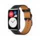 Kožený řemínek pro Huawei Watch Fit hnědý
