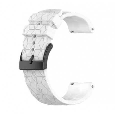 Silikonový řemínek pro Suunto 9 / Suunto 9 Baro bílý