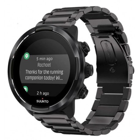 Kovový řemínek pro Suunto 9 / Suunto 9 Baro černý
