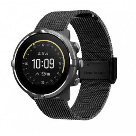 Řemínek Milánský tah pro Suunto 9 / Suunto 9 Baro černý