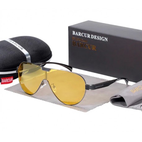 Sluneční brýle BARCUR BC8227 žluté