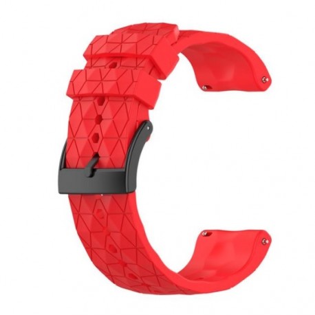Silikonový řemínek pro Suunto Spartan Sport / Sport Wrist HR červený