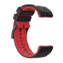 Silikonový řemínek pro Suunto Spartan Sport / Sport Wrist HR černo-červený