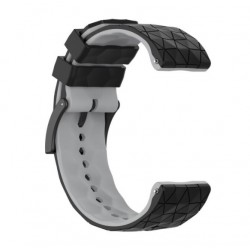 Silikonový řemínek pro Suunto Spartan Sport / Sport Wrist HR černo-šedý