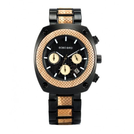 Pánské dřevěné hodinky Bobo Bird T017 přírodní