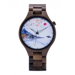 Pánské dřevěné hodinky Bobo Bird T026 Early Morning