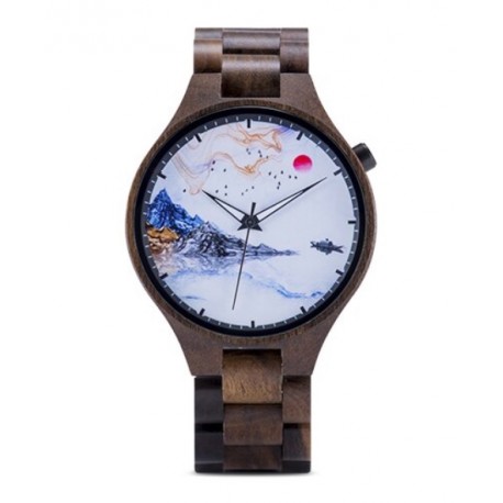 Pánské dřevěné hodinky Bobo Bird T026 Early Morning