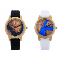 Pánské + dámské dřevěné hodinky Bobo Bird GT075