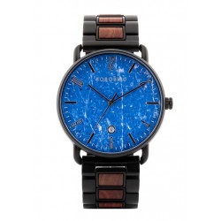 Pánské dřevěné hodinky Bobo Bird GT064 modré