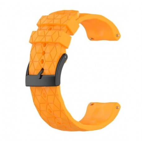 Silikonový řemínek pro Suunto 9 G1 Baro oranžový