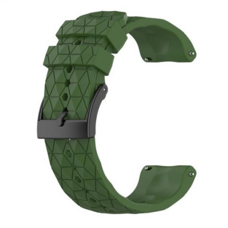 Silikonový řemínek pro Suunto 9 G1 Baro zelený
