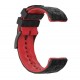 Silikonový řemínek pro Suunto 9 G1 Baro černo-červený