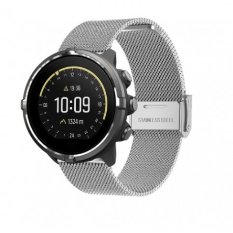 Řemínek Milánský tah pro Suunto 9 G1 Baro stříbrný